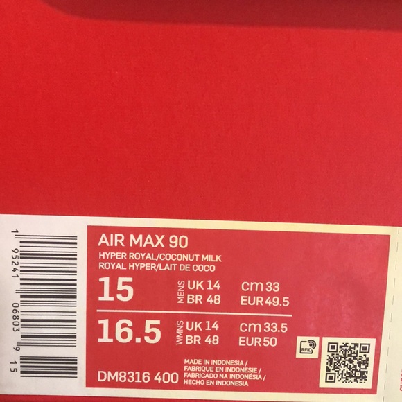 NIKE AIR MAX 90 SNEAKERS - Picture 9 of 10